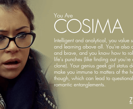 I am "Cosima" from Orphan Black