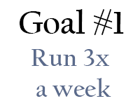 Goal #1 - Run 3x a week