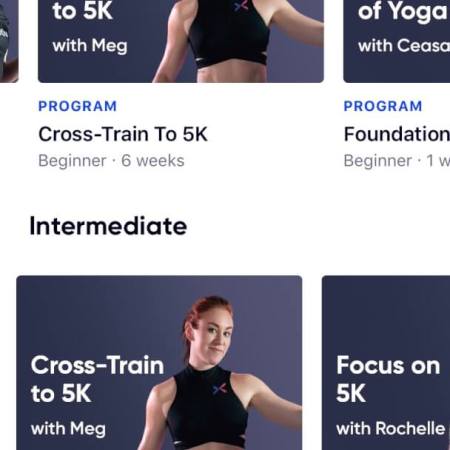 Aaptiv 5K programs