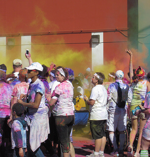 The Color Run 2012 - Finish Line Color Bomb