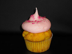 Retro Bakery Pink Lemonade cupcake