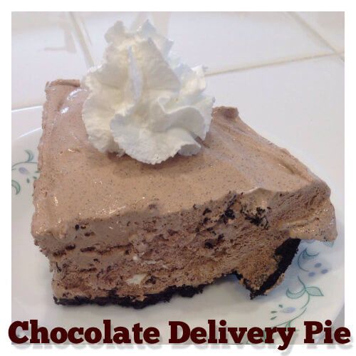 Chocolate Delivery Pie to induce labor