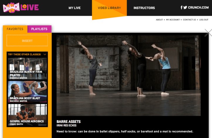 Barre Assets   Crunch Live