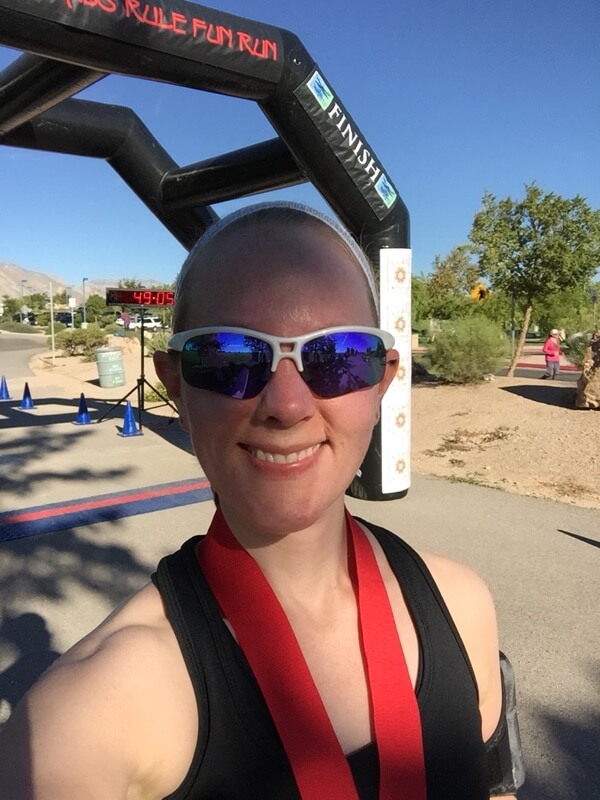 Me at the Redheads Rule Finish Line