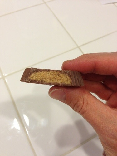 Inside of Justin's PB Cup Inside of Justin's PB Cup