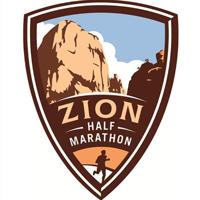 zion half marathon logo