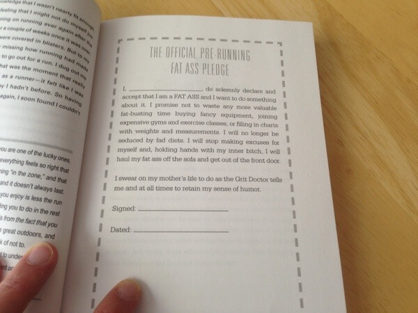 Get off your ass and run by Ruth Field - FAT ASS Pledge Get off your ass and run by Ruth Field - FAT ASS Pledge