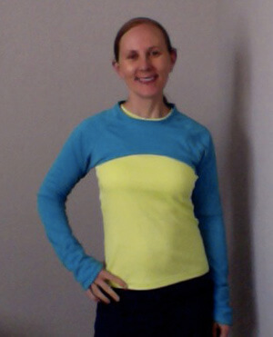 Urban Running Girl Shrug