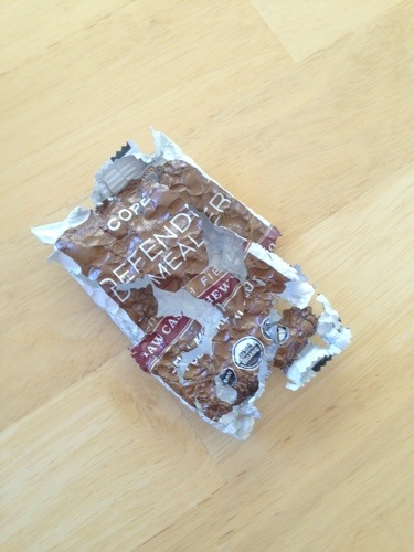 CORE Foods wrapper destroyed
