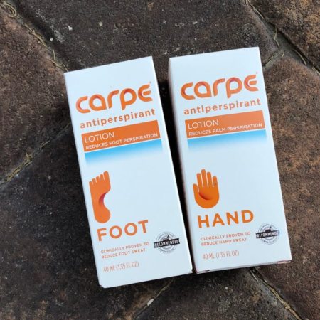 Carpe Antiperspirant Lotion for feet and hands