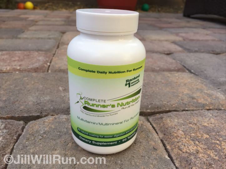 Complete Runner's Nutrition vitamin bottle