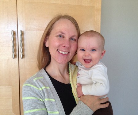 Alex and Mommy, baby is 6 months old