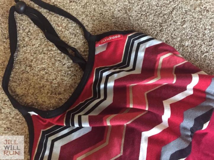 Closeup of The Undress neckline