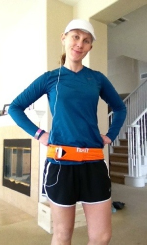 Flipbelt with iPhone