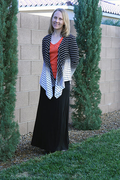 Chris & Carol Josse Foldover Waist Maxi Skirt