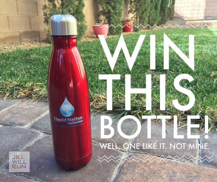 Win this stainless steel water bottle