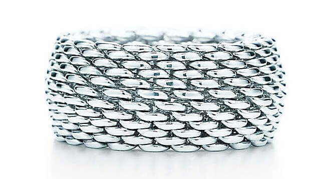 Tiffany and Co mesh ring