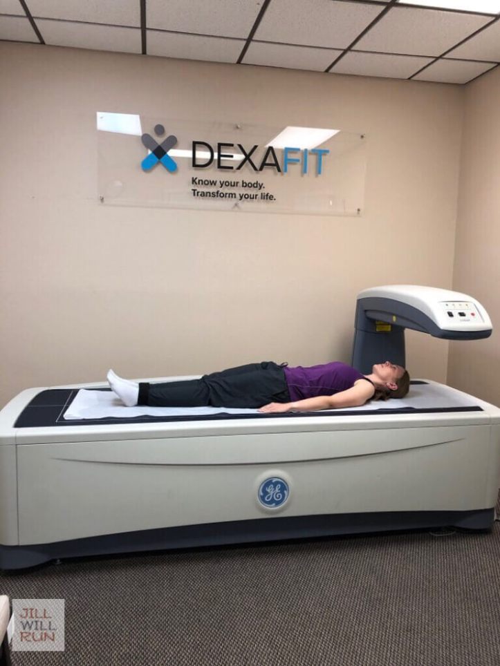 Me, laying on the Dexascan 