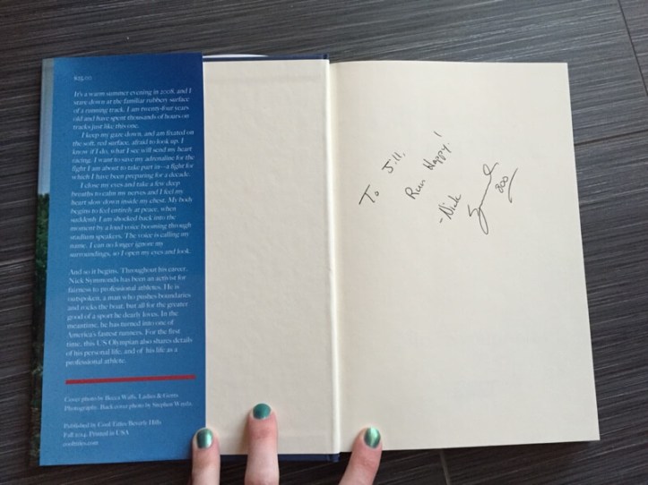 Nick signed my book!