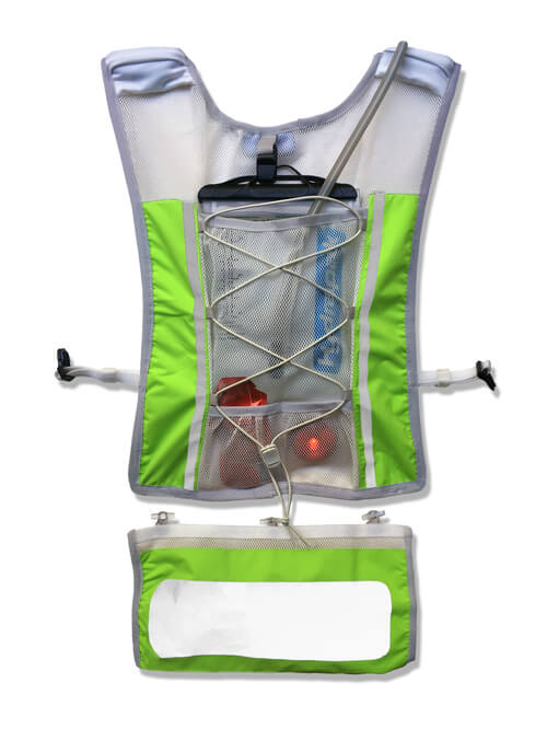 RoadNoise Long Haul vest - back view