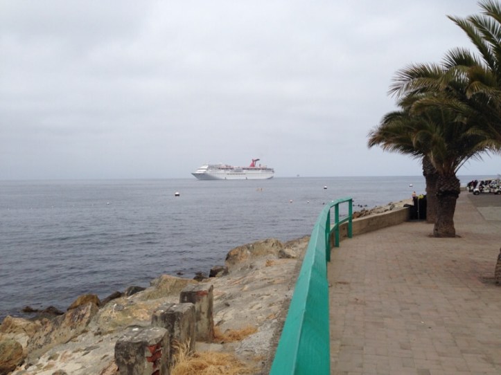 Carnival Imagination off Catalina Island