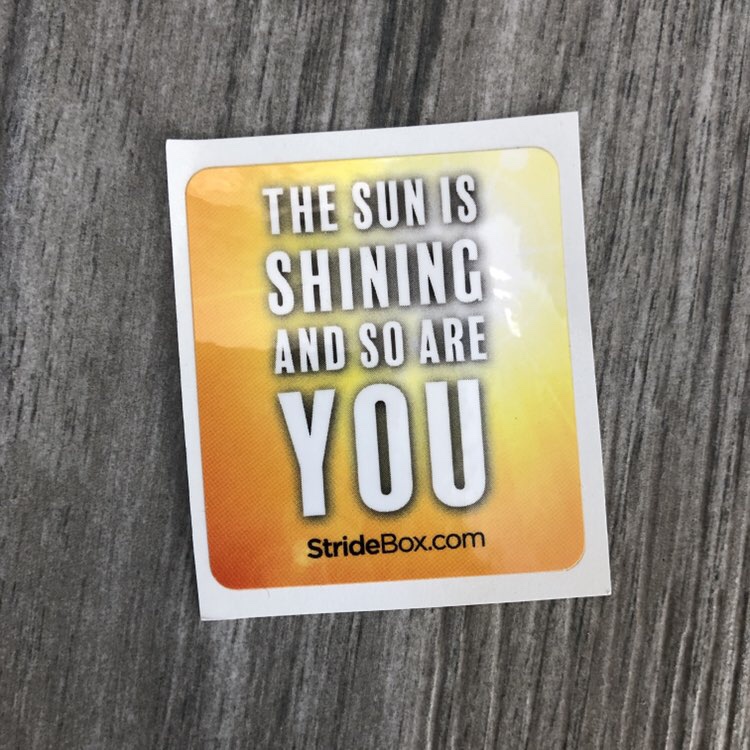 The Sun is Shining and So Are You! (sticker)