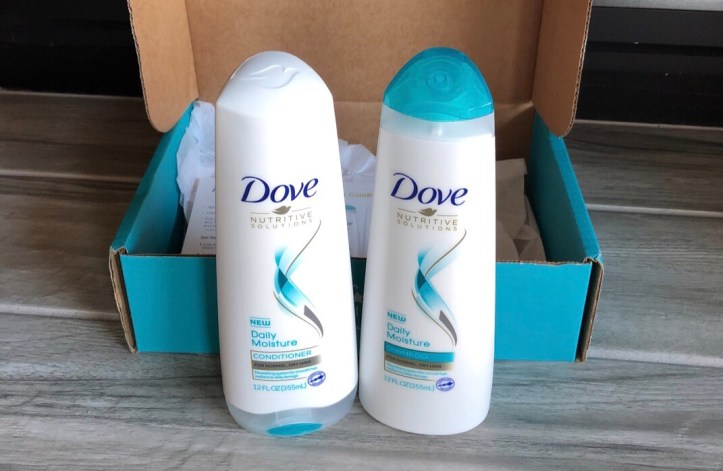 Dove Daily Moisture shampoo and conditioner