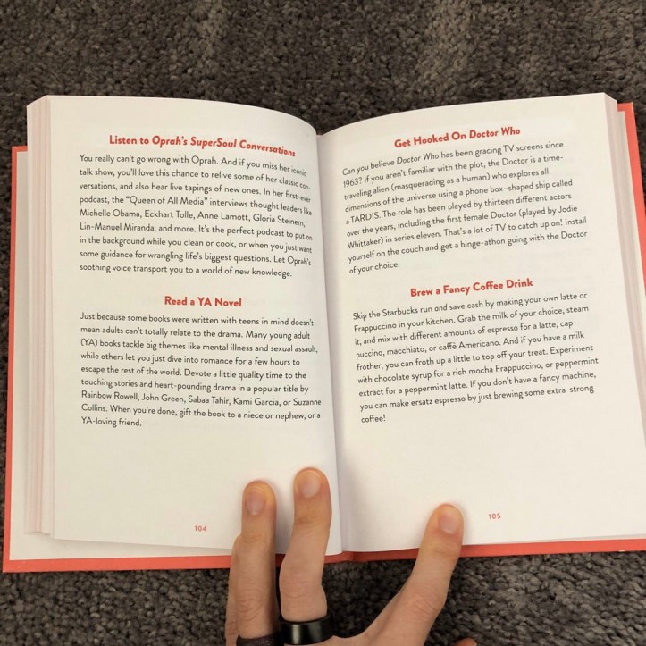 JOMO Suggestions on page 104 and 105