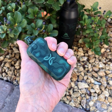 Closed charging case for Planetary Green Vista by Jaybird